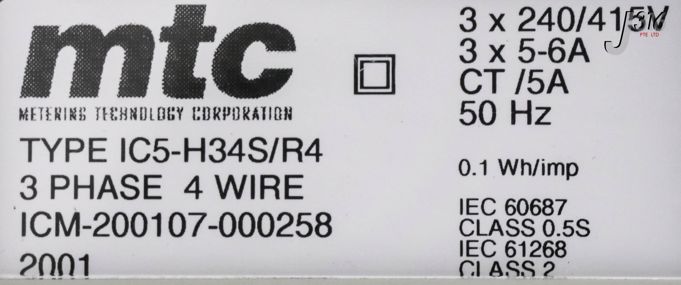 専用2 14485 MTC 3 PHASE 4 WIRE, ICM-200107-000258 IC5-H34S/R4 | eBay